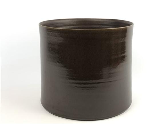 Flowerpot conic black