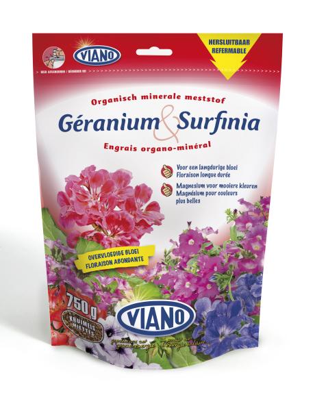 Organische meststof Geranium & Surfinia