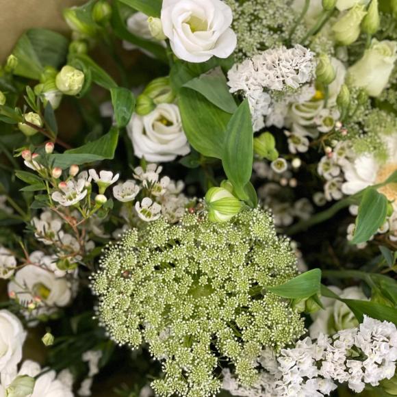 Boeket Valentijn wit