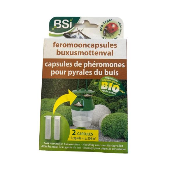 Feromooncapsules Buxusmottenval