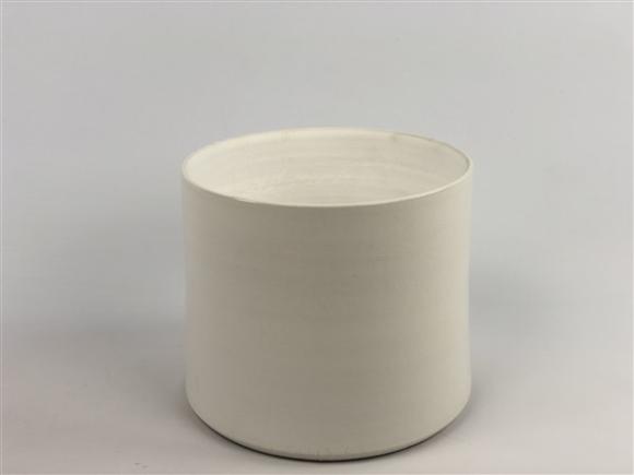 Flowerpot conic white