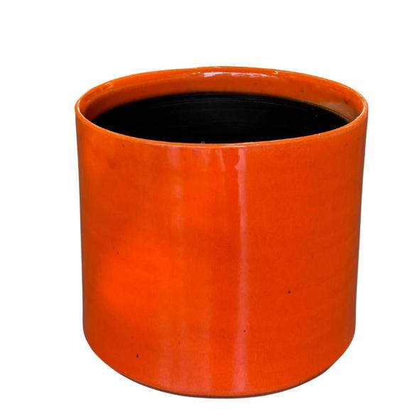 Flowerpot conic orange