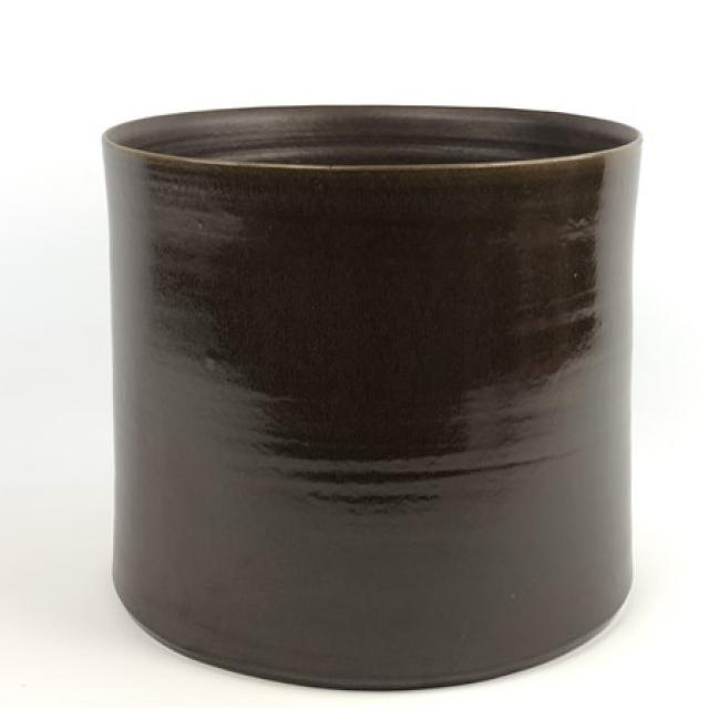 Flowerpot conic black