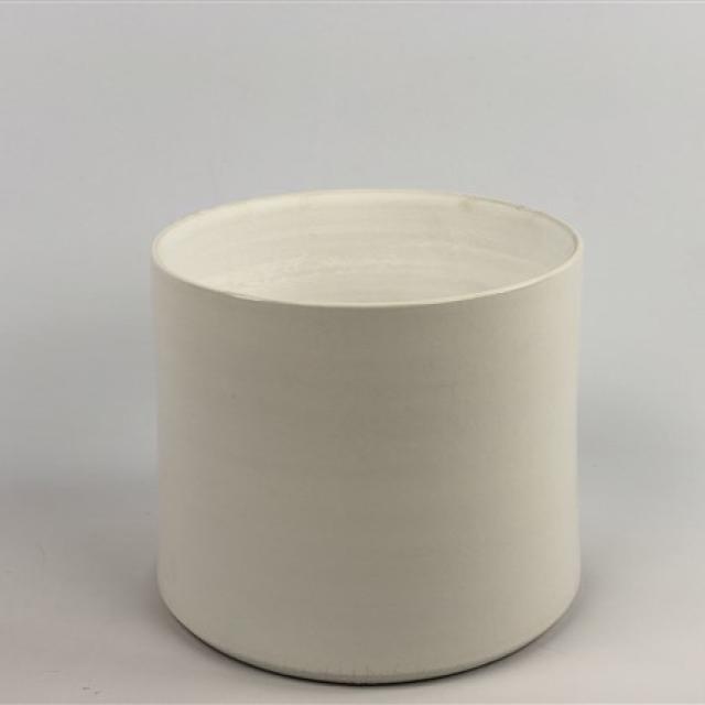 Flowerpot conic white
