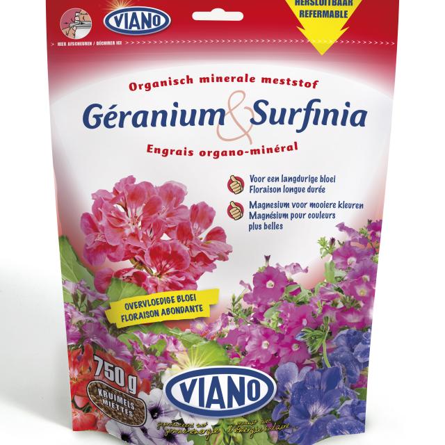 Organische meststof Geranium & Surfinia