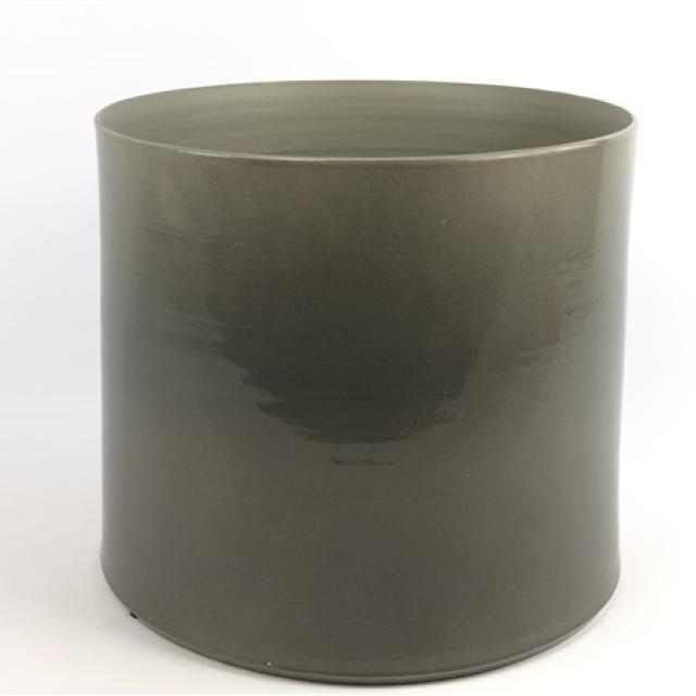 Flowerpot conic grey
