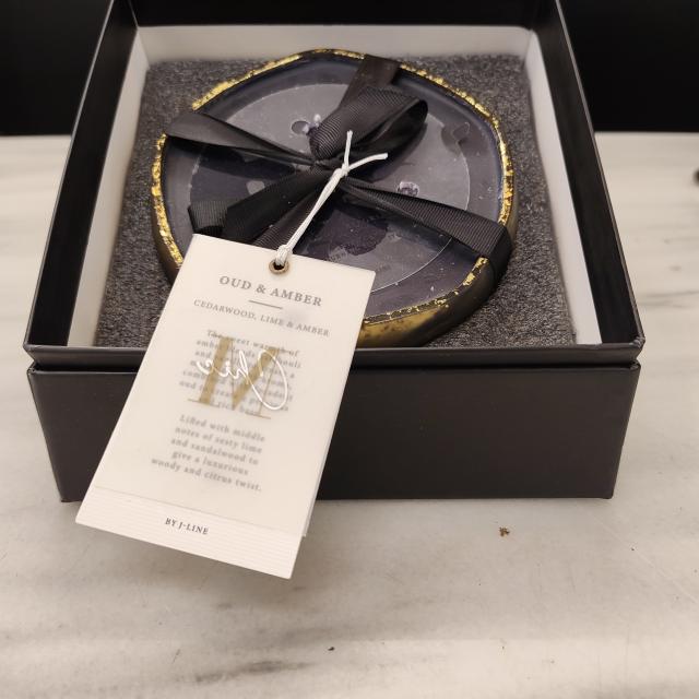 Geurkaars livia goud/zwart