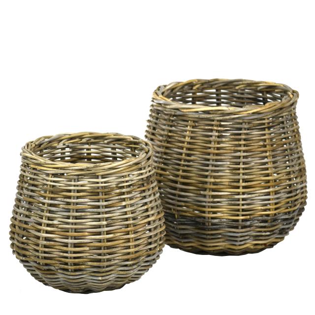 Rotan ronde mand 32